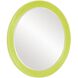 Virginia Glossy Green Wall Mirror