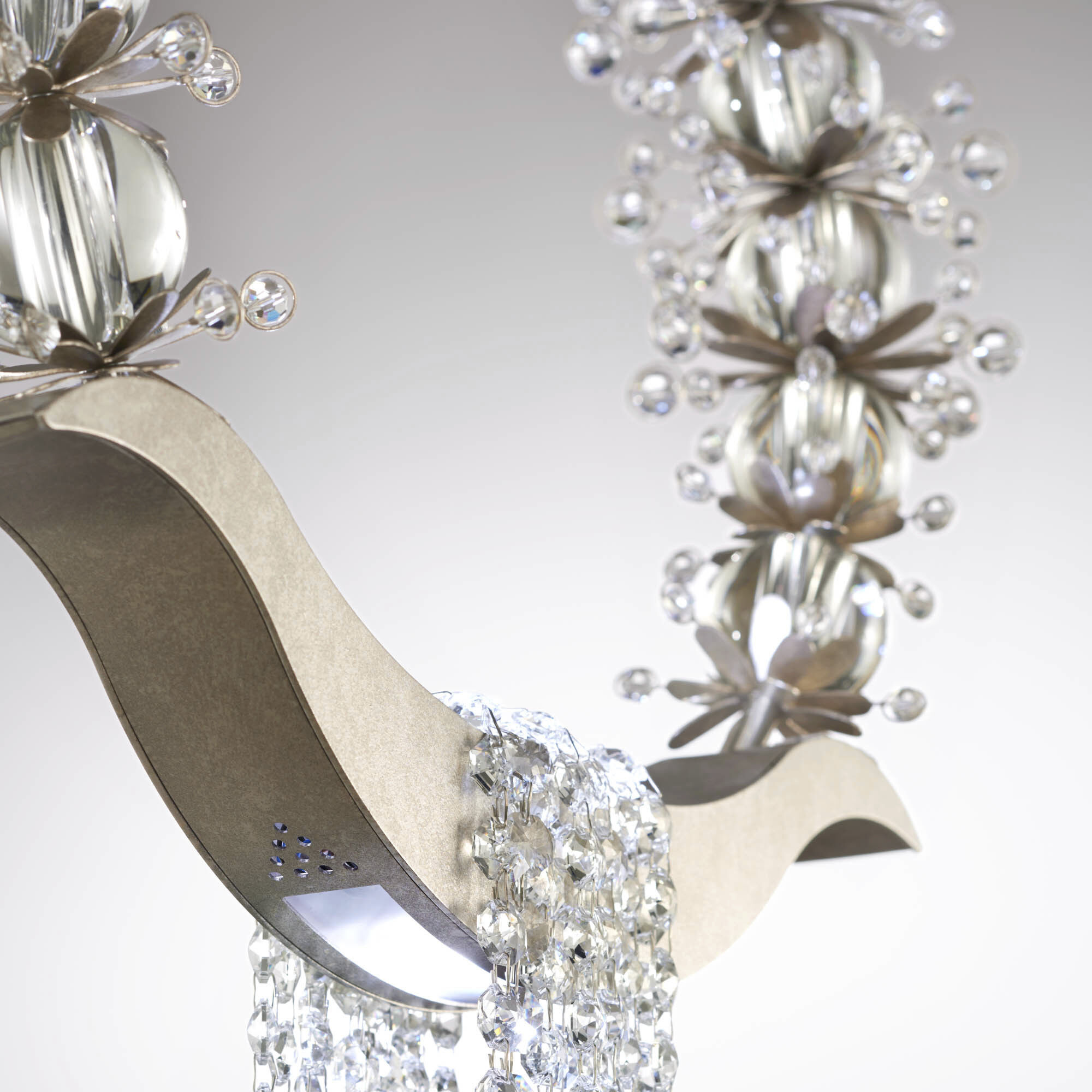 Forever Laurel LED 4.6 inch Antique Silver Pendant Ceiling Light