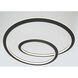 Infinite LED Sand Black Pendant Ceiling Light
