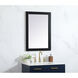 Cole 32 X 22 inch Black Vanity Mirror