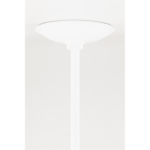 Fabius LED 24 inch White Plaster Pendant Ceiling Light, Small