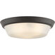 Edessa 3 Light 16 inch Antique Bronze Flush Mount Ceiling Light