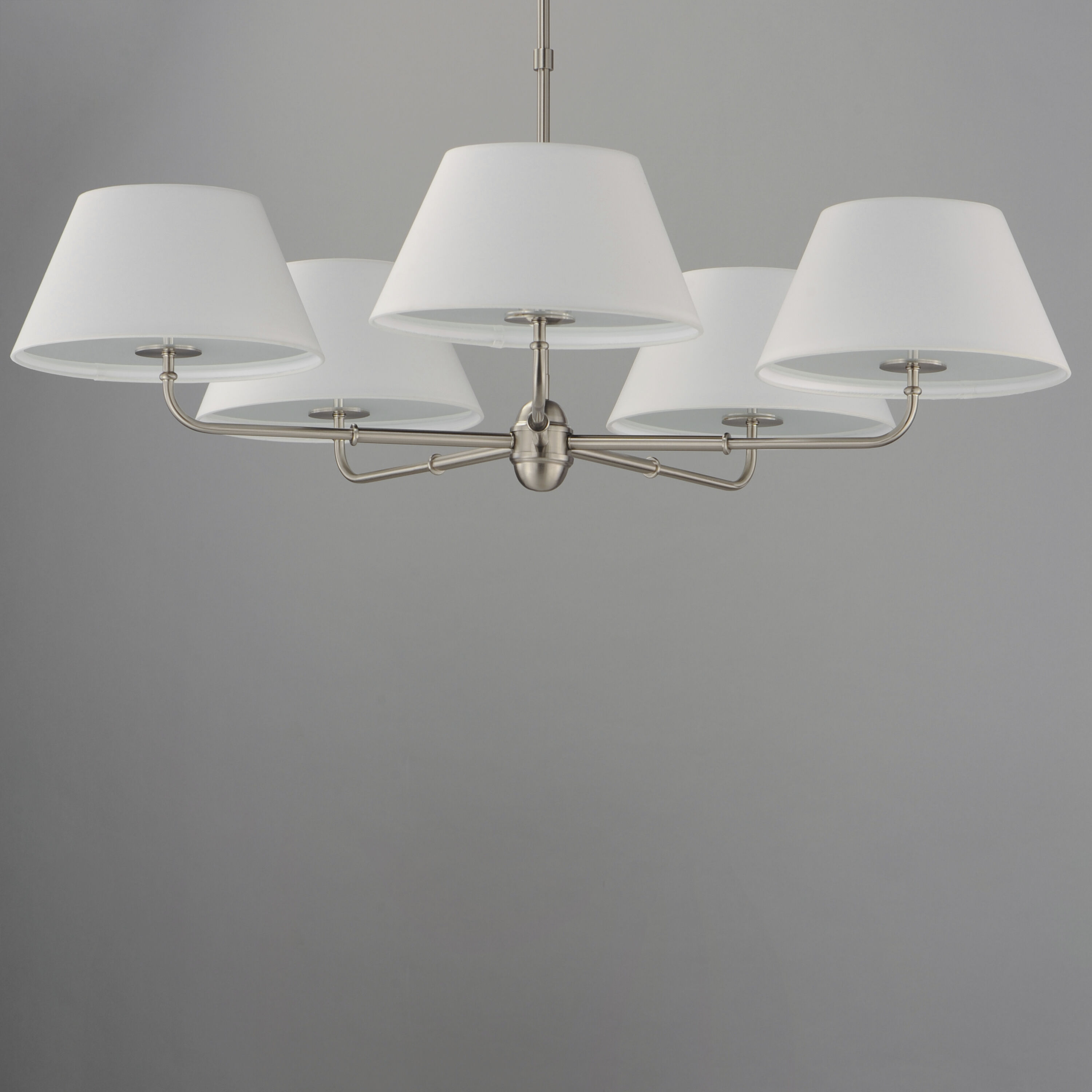 Dunbridge 5 Light 42 inch Polished Nickel Chandelier Ceiling Light