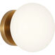 ED Ellen DeGeneres Lune 1 Light 6.5 inch Burnished Brass Sconce Wall Light