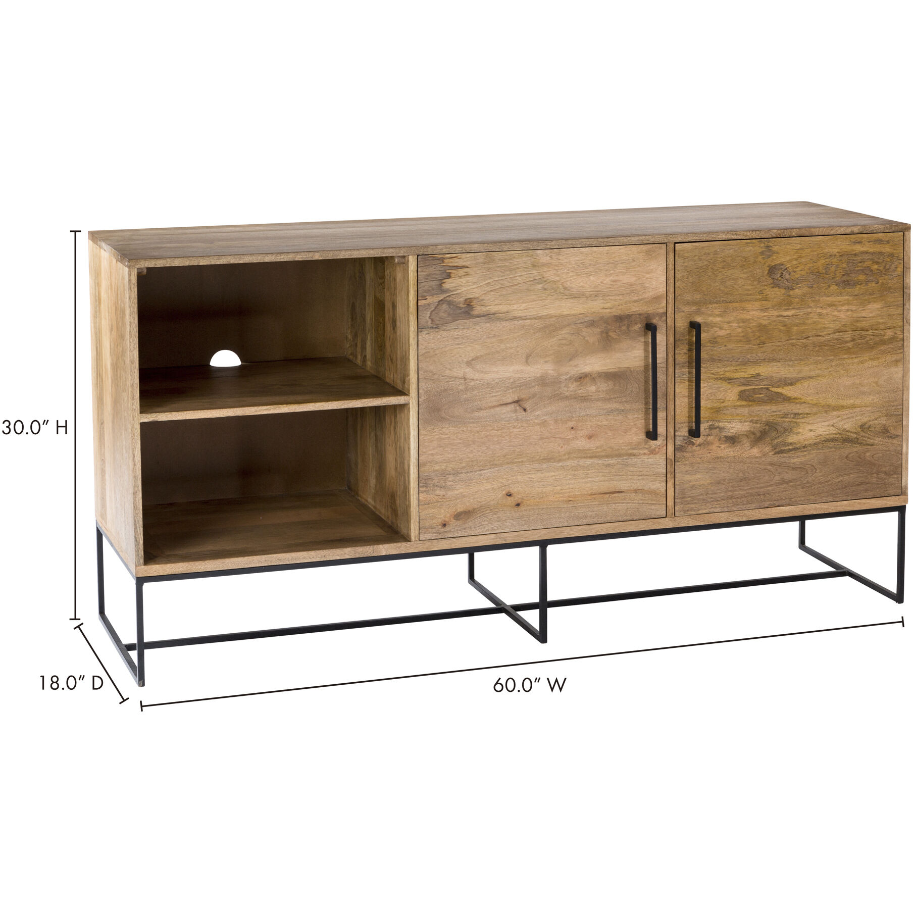 Colvin 60 inch Natural Entertainment Unit