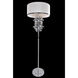 Vermeer 60 inch 60.00 watt Chrome Floor Lamp Portable Light in Firenze Clear