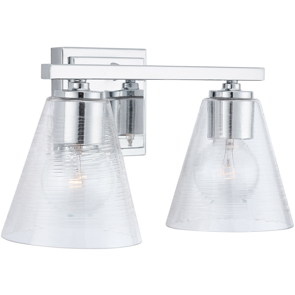 Layla 2 Light 15 inch Chrome Vanity Light Wall Light