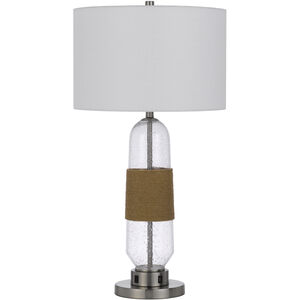 Everett 33 inch 150.00 watt Burlap Table Lamp Portable Light