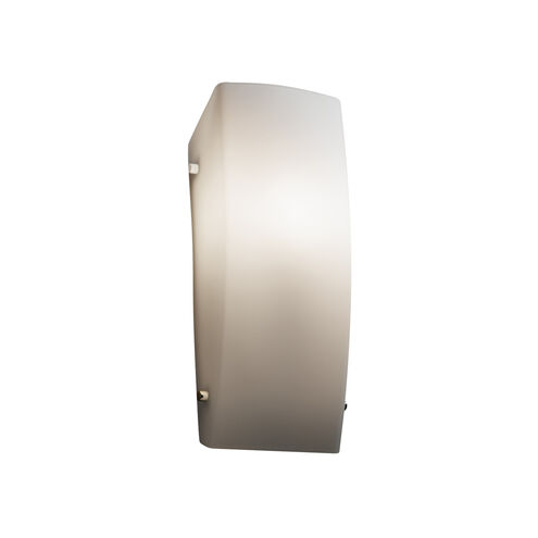 Fusion Wall Sconce Wall Light in Polished Chrome, Incandescent, Opal Fusion