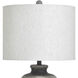 Frank 32 inch 100 watt Kachina Gold and Light Oatmeal Table Lamp Portable Light