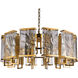 Canada 12 Light 31.5 inch Brass Chandelier Ceiling Light