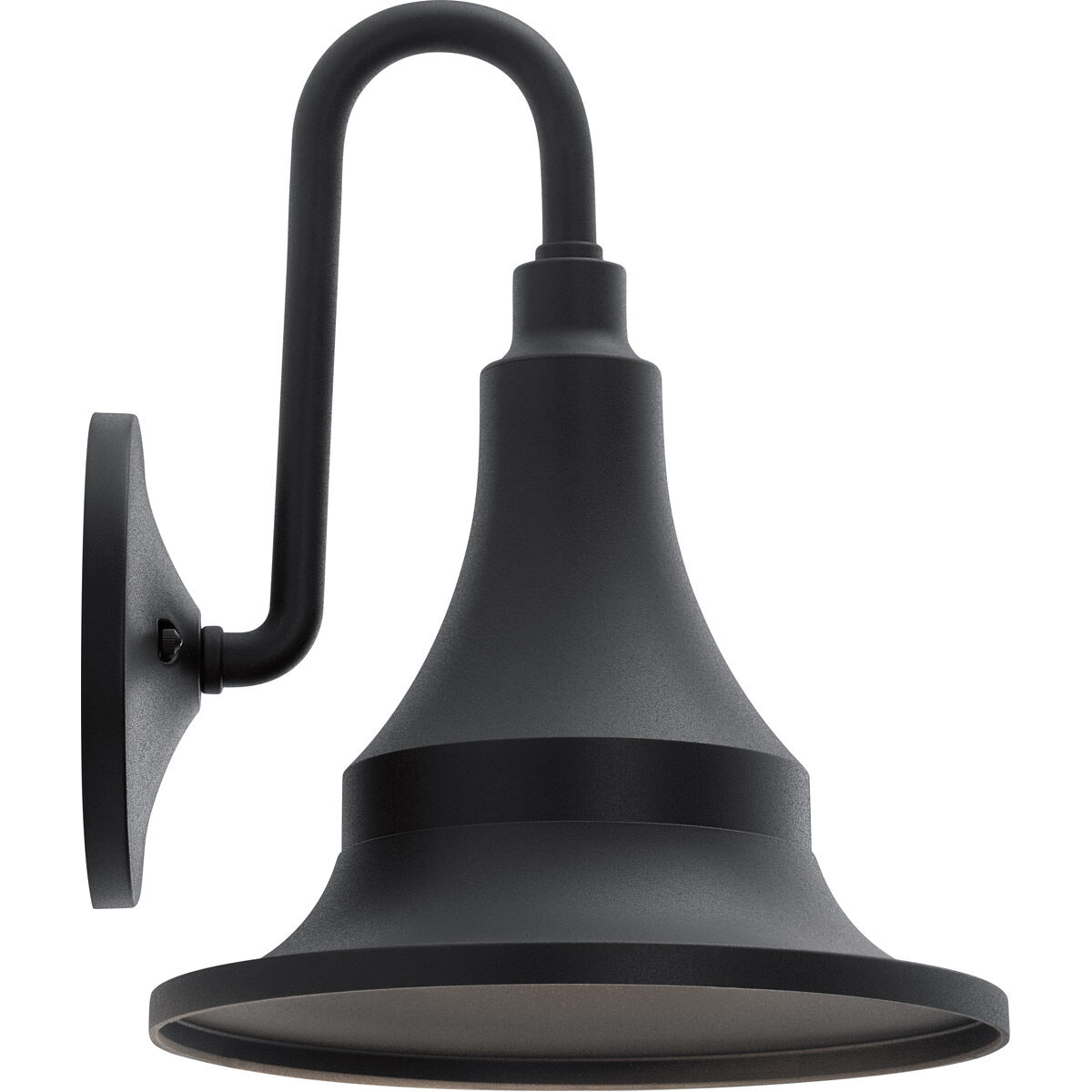 Hampshire 1 Light 15 inch Textured Black Outdoor Wall, Medium