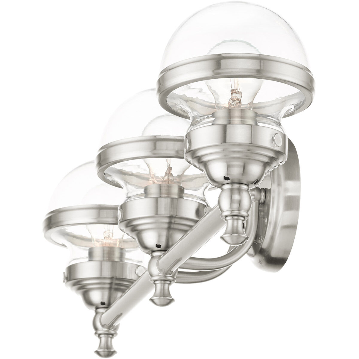 Oldwick 3 Light 24 inch Brushed Nickel Vanity Sconce Wall Light
