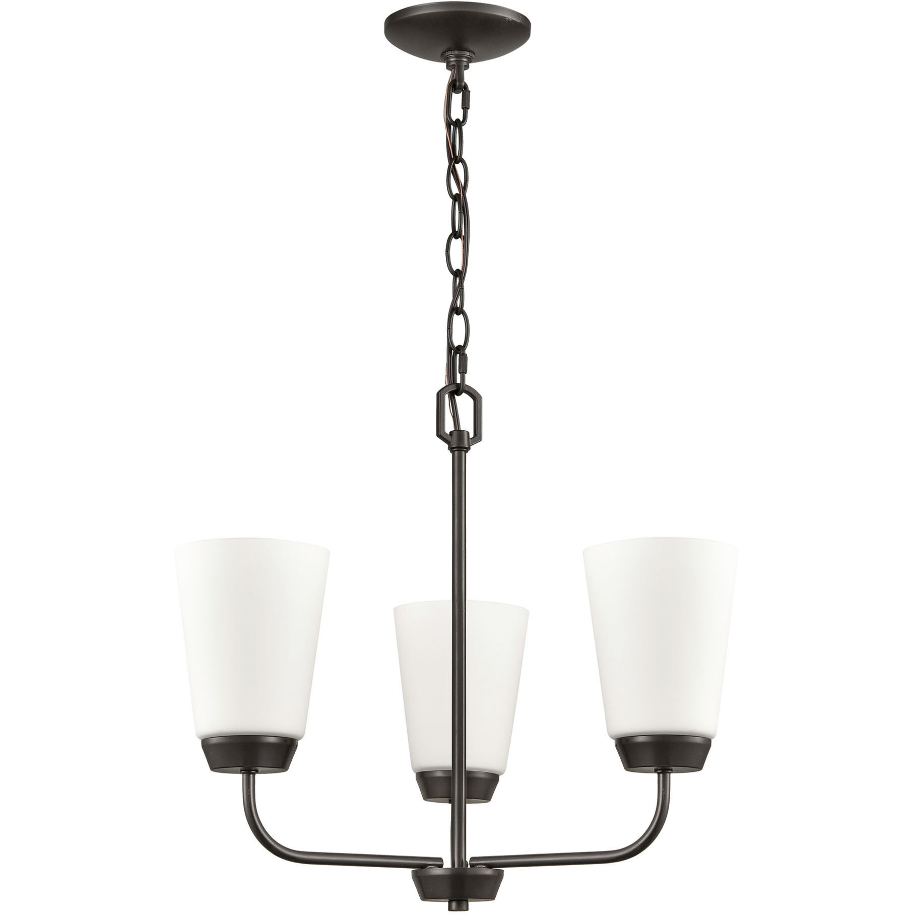 Winslow 3 Light 19 inch Oil Rubbed Bronze Chandelier Ceiling Light