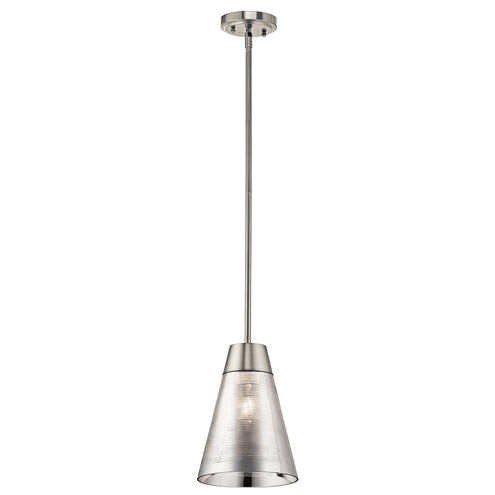 Rowland 1 Light 8 inch Brushed Nickel Mini Pendant Ceiling Light