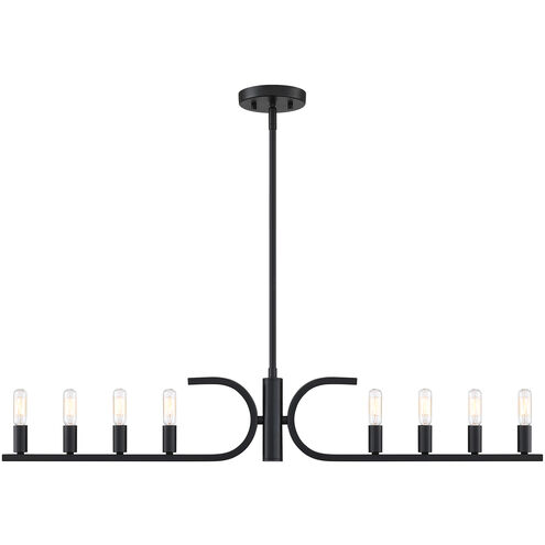 Skye 8 Light 39.5 inch Matte Black Island Pendant Ceiling Light