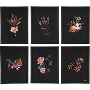 Wallflower Black/Multiple Wall Art, 6 Piece