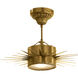 Suzanne Kasler Soleil 1 Light 16 inch Hand-Rubbed Antique Brass Semi-Flush Mount Ceiling Light, Small
