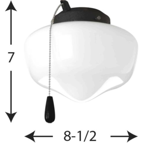 AirPro LED Forged Black Fan Light Kit