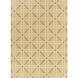 Sheffield Market 63 X 39 inch Dark Brown, Bright Yellow, Butter, Khaki Rug