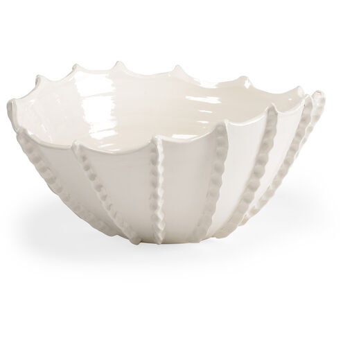 Chelsea House White Glaze Planter