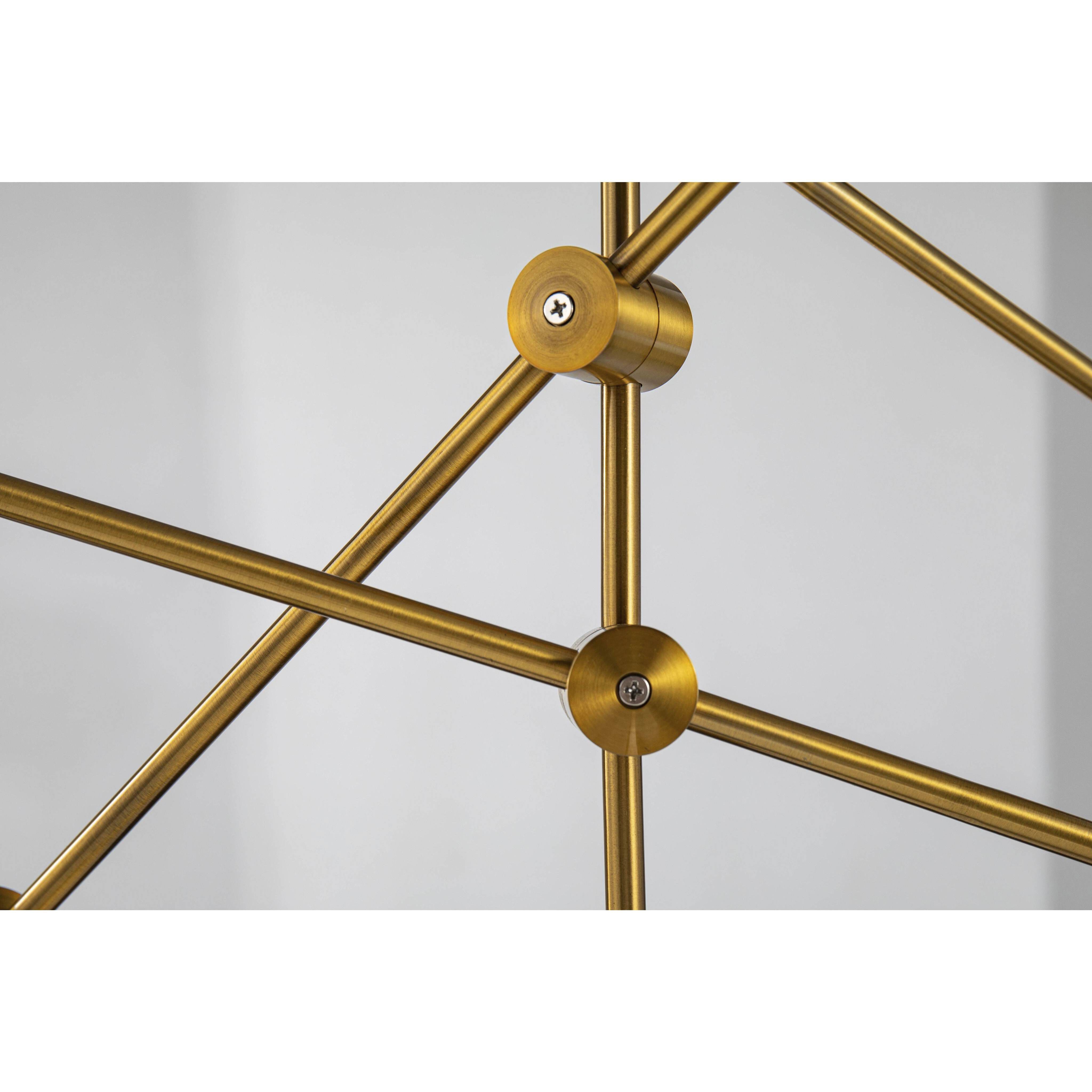 Canada 6 Light 26.8 inch Antique Gold Chandelier Ceiling Light