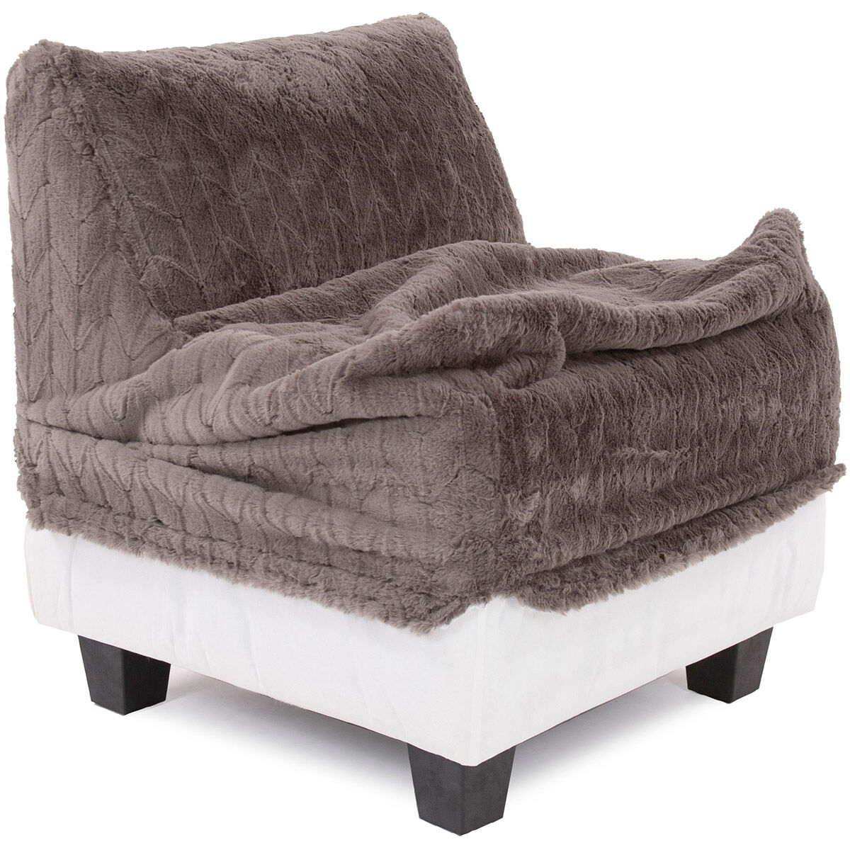 Pod Angora Stone Chair with Slipcover