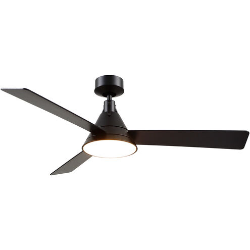 Archer 54 inch Matte Black Ceiling Fan
