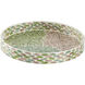 Anita Multi Color Tray, Round