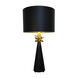 Neo 29 inch Black Buffet Table Lamp Portable Light, Flambeau