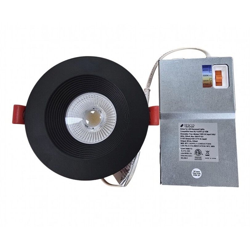 RLF Black Canless Recessed Light