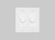 2G 100-120 White Dimmer Switch, LED