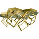 Canada LED 24 inch Gold LED Flush Mount Ceiling Light