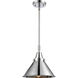 Franklin Restoration Briarcliff 1 Light 10 inch Polished Chrome Mini Pendant Ceiling Light