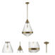Hargreaves 1 Light 13.5 inch Natural Aged Brass Single Pendant Ceiling Light