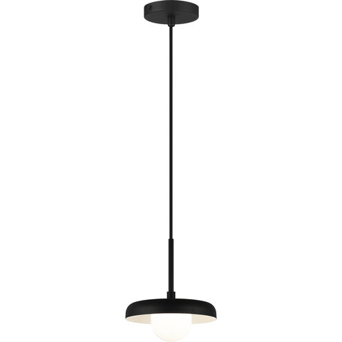 Creston LED 7.88 inch Matte Black Pendant Ceiling Light