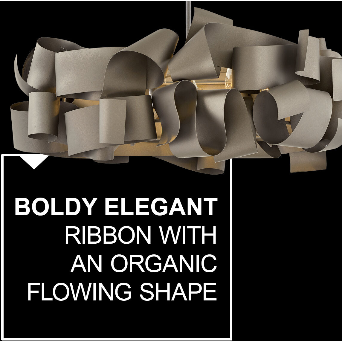 Delfina LED 26 inch Metallic Matte Bronze Chandelier Ceiling Light