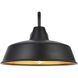 Tinsley 1 Light 12 inch Black Outdoor Wall Sconce