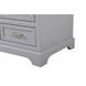 Americana 60 X 22 X 35 inch Grey Vanity Sink Set