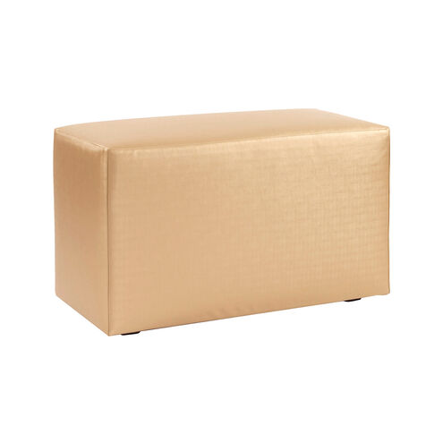 Universal Luxe Gold Bench with Slipcover