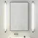 Keel LED 2 inch Satin Black Bath Bar Wall Light