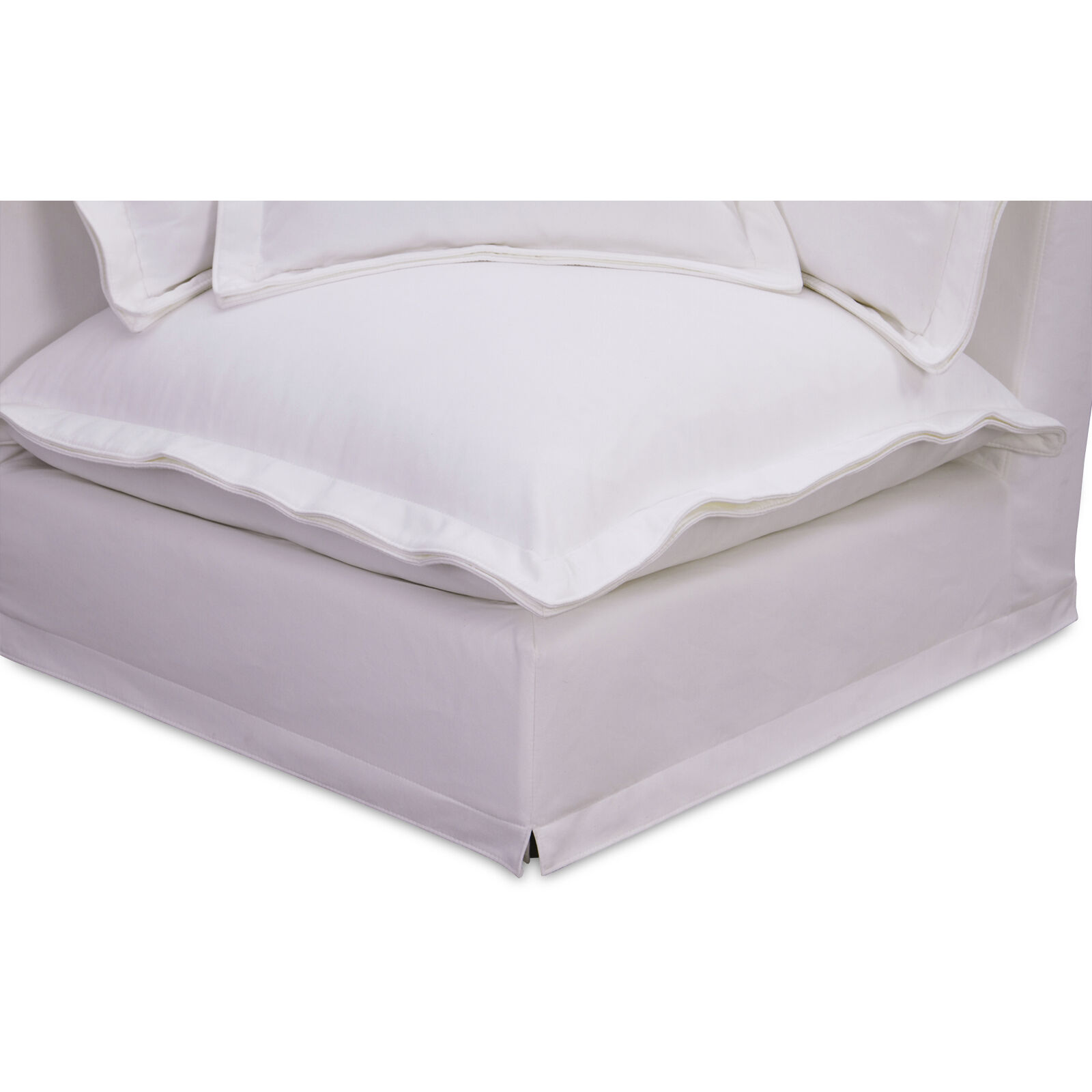 Olivia White Corner Chair