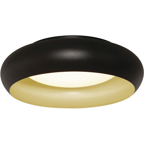 Kayce LED 15 inch Black Flush Mount Ceiling Light