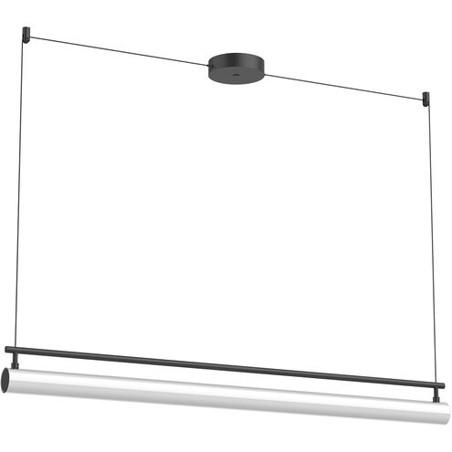 Gramercy LED 48 inch Black Linear Pendant Ceiling Light
