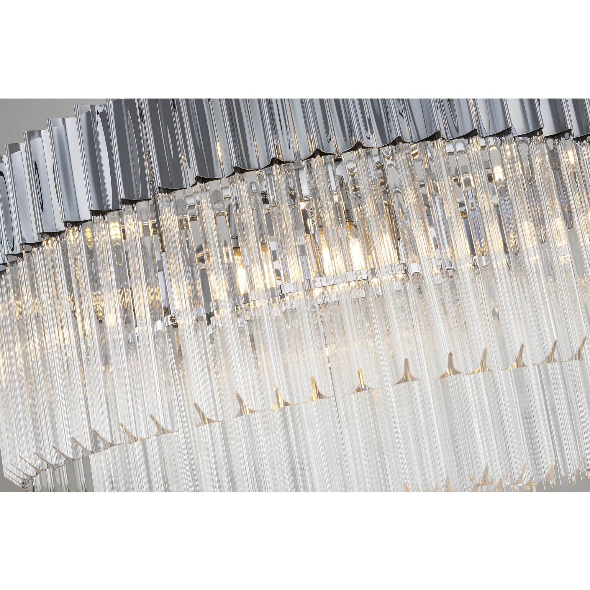 Canada 12 Light 31.5 inch Chrome Chandelier Ceiling Light