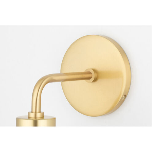Kyla 1 Light 7 inch Aged Brass Bath Bracket Wall Light