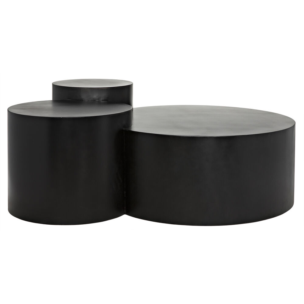 Ella 57.5 X 40 inch Matte Black Coffee Table