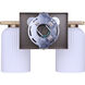 Bram 2 Light 12.5 inch Gold Vanity Fixture Wall Light