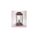 Empire 3 Light 24.5 inch Antique Brass Pier Lamp in Clear Glass