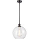 Ballston Athens 1 Light 12 inch Oil Rubbed Bronze Mini Pendant Ceiling Light in Clear Glass